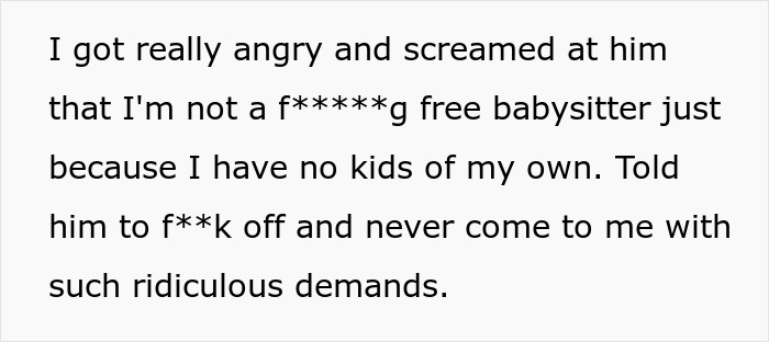 Childfree Woman Stands Firm Against Neighborhood Pressure To Babysit For Free, Is Blasted Online
