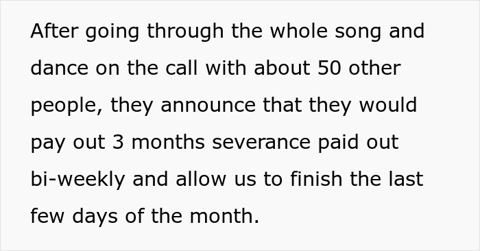 Person Gets Fired, Is Asked Why Their Project Isn't Completed Two Months Later Person Gets Fired, Is Asked Why Their Project Isn't Completed Two Months Later