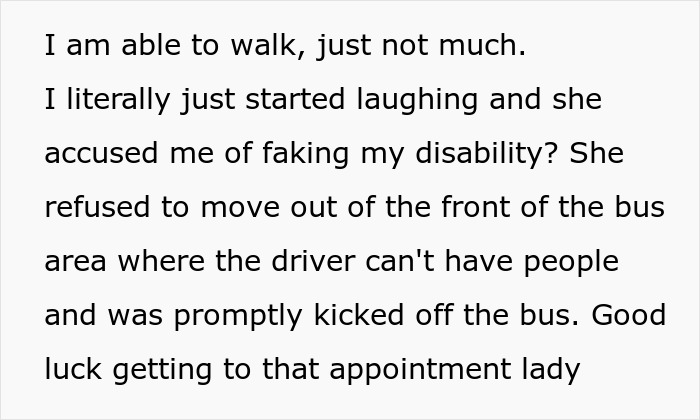 Entitled Mom Expects Person In Wheelchair To Walk So She Can Park Her Stroller, Gets Laughed At Entitled Mom Expects Person In Wheelchair To Walk So She Can Park Her Stroller, Gets Laughed At