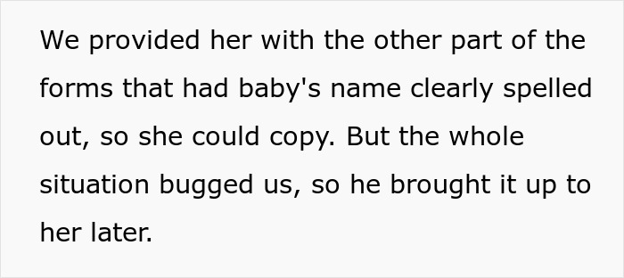 MIL Refuses To Learn To Even Spell Baby’s Name, Refuses To Write It As It’s Not ‘Normal’
