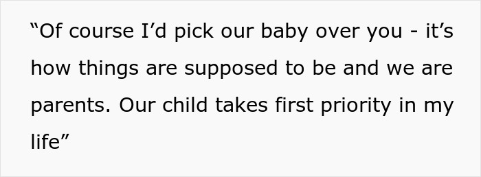 “I’d Pick Our Baby Over You”: Woman Horrified At Husband’s Nonchalant Choice “I’d Pick Our Baby Over You”: Woman Horrified At Husband’s Nonchalant Choice