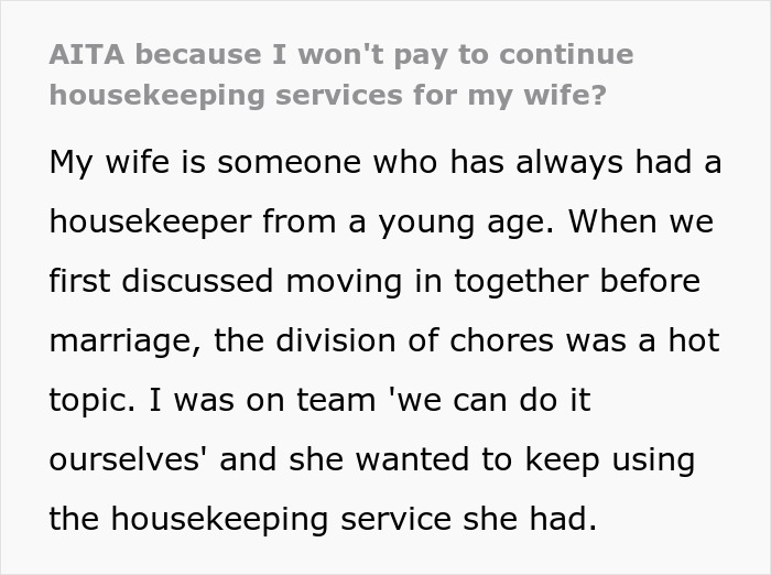 Guy Won't Pay For Housekeeping Service After Wife Gets Laid Off At Her Job, Drama Ensues Guy Won't Pay For Housekeeping Service After Wife Gets Laid Off At Her Job, Drama Ensues
