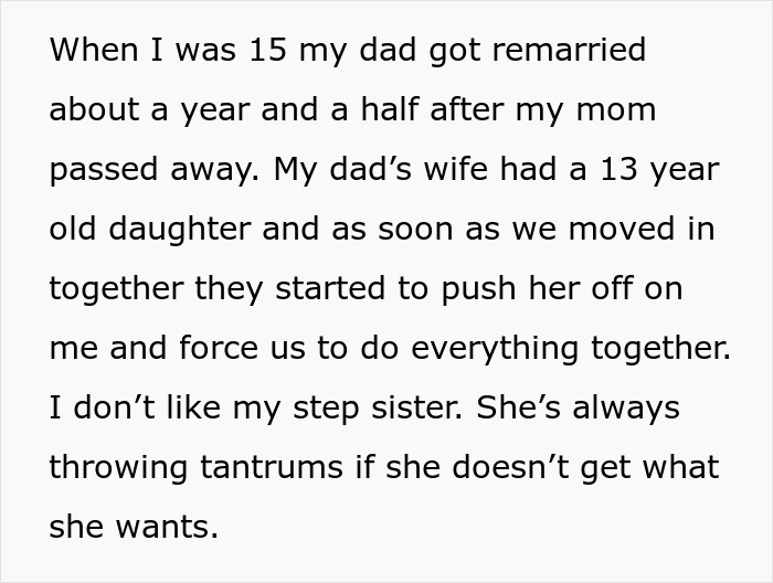 Dad Demands Daughter Take Spoiled Stepsister On Her Graduation Trip, She Moves Out Instead