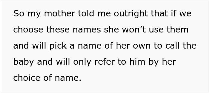 Grandma Throws Threats Over Baby's Name, Soon Realizes No One Cares About Losing Contact With Her Grandma Throws Threats Over Baby's Name, Soon Realizes No One Cares About Losing Contact With Her