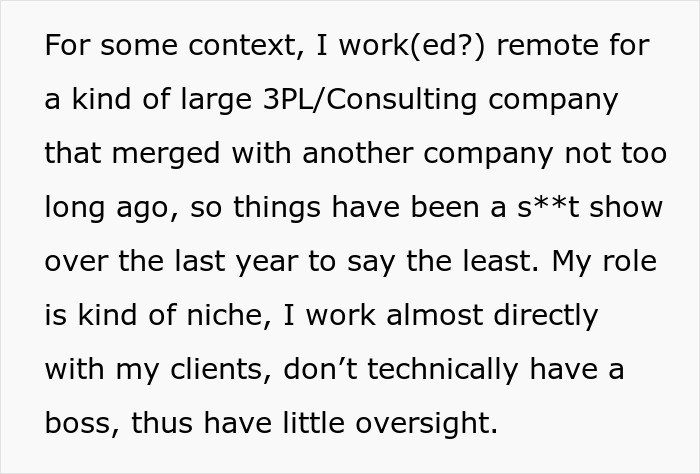 Person Gets Fired, Is Asked Why Their Project Isn't Completed Two Months Later Person Gets Fired, Is Asked Why Their Project Isn't Completed Two Months Later