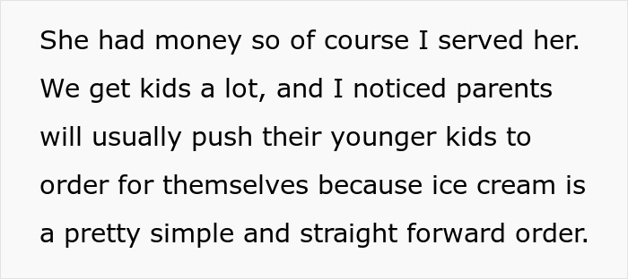 Karen Learns Ice Cream Shop Worker Served Her 11 Y.O. Child, Calls The Manager And Demands A Refund Karen Learns Ice Cream Shop Worker Served Her 11 Y.O. Child, Calls The Manager And Demands A Refund