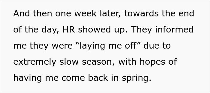 Boss Decided To Fire Good Employee Because They Refused To Come In On The Weekend Boss Decided To Fire Good Employee Because They Refused To Come In On The Weekend
