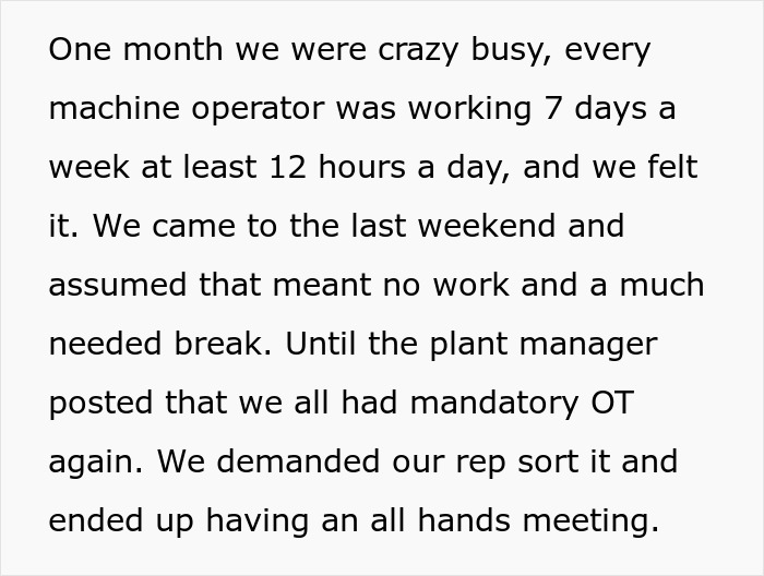 Plant Manager Threatens To Fire Employees, Regrets It Later After Nobody Shows Up