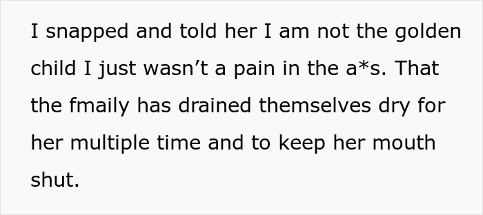 Envious Sister Wonders Why Sibling Gets A Car And She Doesn't, Learns She Is A Drain On The Family Envious Sister Wonders Why Sibling Gets A Car And She Doesn't, Learns She Is A Drain On The Family