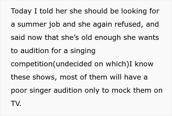 Teenager Thinks She's Going To Be A Famous Singer, Mom Gives Her A Reality Check Teenager Thinks She's Going To Be A Famous Singer, Mom Gives Her A Reality Check