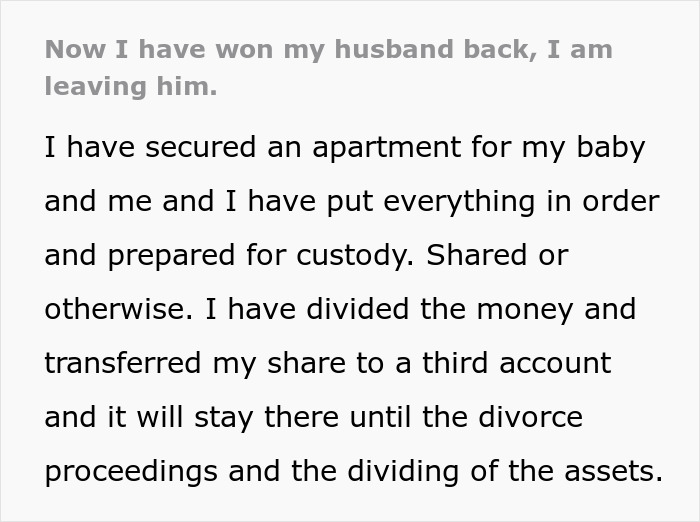 Husband Leaves Mistress After Wife Starts Acting Exactly How He Wants, Doesn’t Know It’s A Plan Husband Leaves Mistress After Wife Starts Acting Exactly How He Wants, Doesn’t Know It’s A Plan