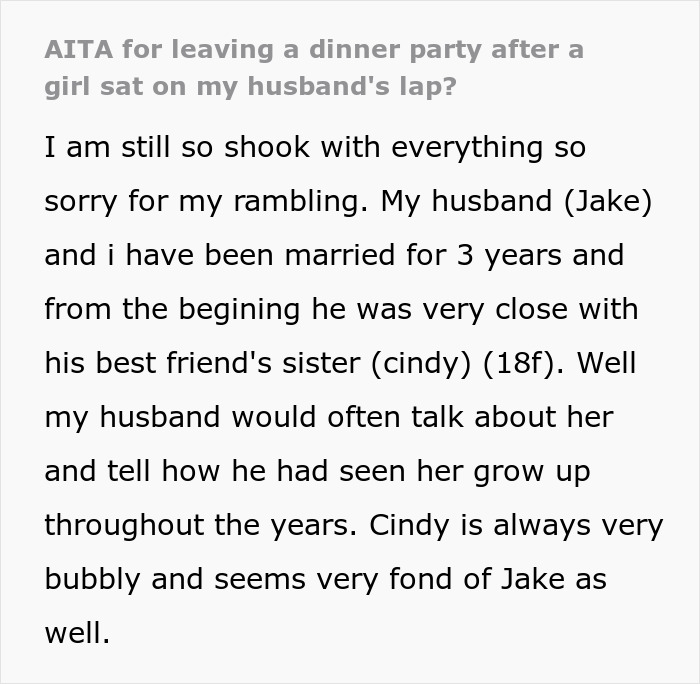 Woman Is Uncomfortable With 18 Y.O. Guest "Making Passes" At Her Husband Woman Is Uncomfortable With 18 Y.O. Guest "Making Passes" At Her Husband