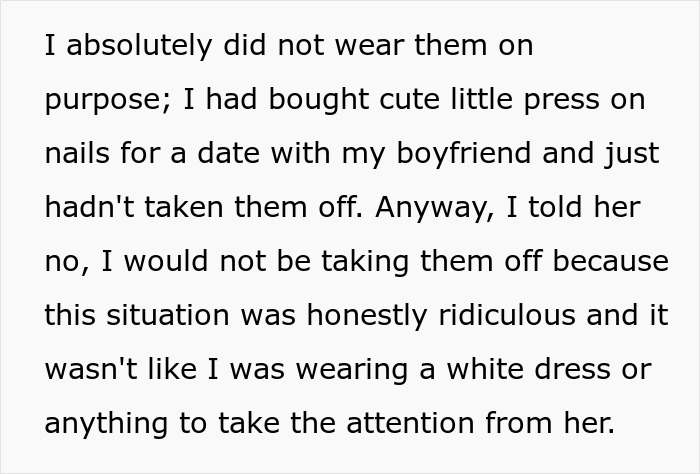 Bride Left In Tears After Friend Had The Audacity To Wear White Nails To Her Bridal Shower Bride Left In Tears After Friend Had The Audacity To Wear White Nails To Her Bridal Shower