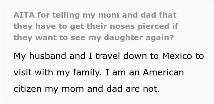 “Both Got Their Noses Pierced”: Woman Gives Ultimatum To Parents Who Violated Her Trust “Both Got Their Noses Pierced”: Woman Gives Ultimatum To Parents Who Violated Her Trust