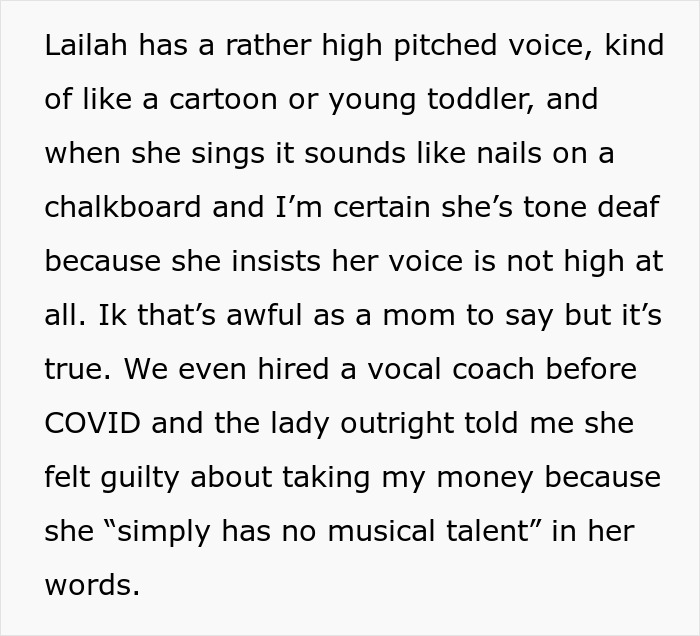 Teenager Thinks She's Going To Be A Famous Singer, Mom Gives Her A Reality Check Teenager Thinks She's Going To Be A Famous Singer, Mom Gives Her A Reality Check