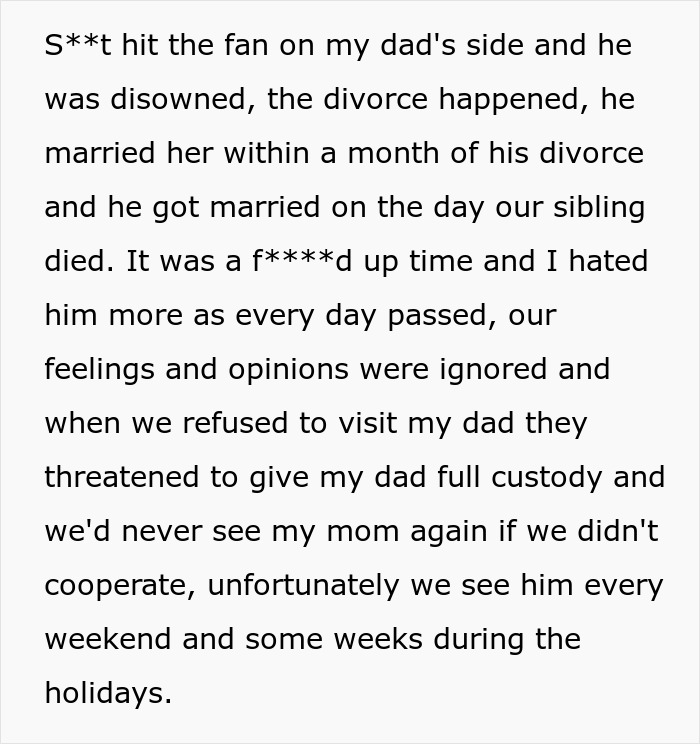 Woman’s Stepchildren Play Songs About Cheating To Her, She’s Hospitalized With A Mental Breakdown Woman’s Stepchildren Play Songs About Cheating To Her, She’s Hospitalized With A Mental Breakdown