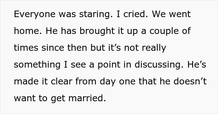 Guy Makes An Awkward Joke About Not Wanting To Marry His Longtime Girlfriend, Ends Up Losing Her Guy Makes An Awkward Joke About Not Wanting To Marry His Longtime Girlfriend, Ends Up Losing Her