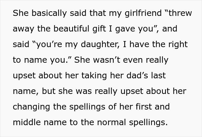 Mom Thinks The Unique Name She Gave Her Child Is A Gift, Is Furious When She Legally Changes It