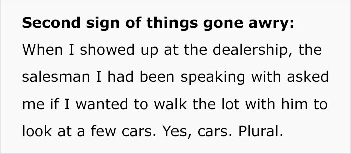 “Nearly 3.5k Total Reviews”: Car Dealership Tries To Bait And Switch The Wrong Customer “Nearly 3.5k Total Reviews”: Car Dealership Tries To Bait And Switch The Wrong Customer
