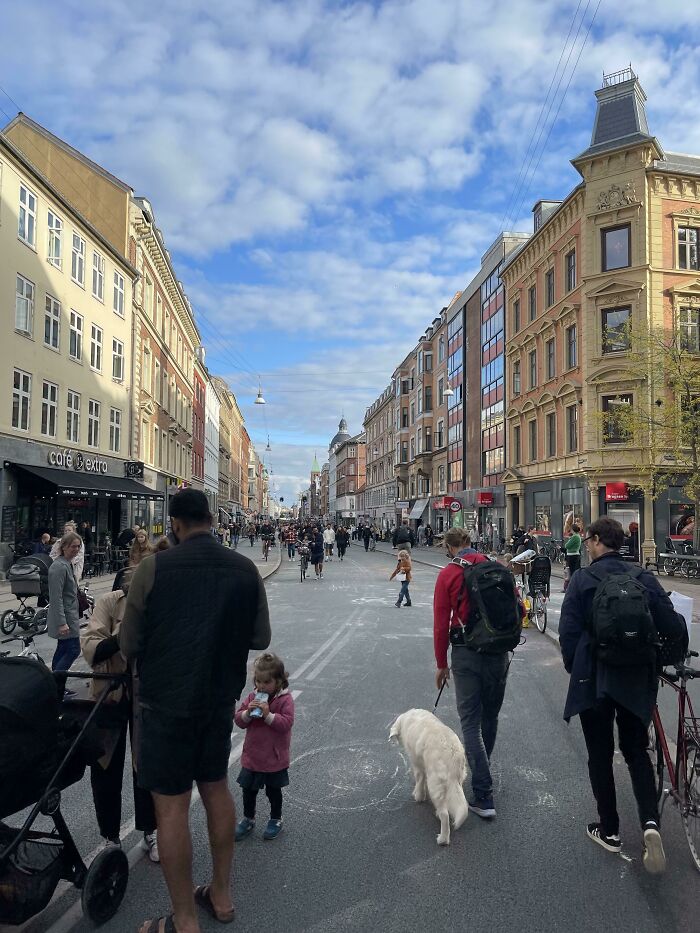 Today In Copenhagen There Was Car Free Sunday
