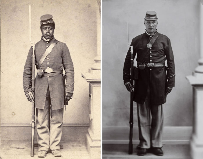 6 Side-By-Side Portraits Of Black Civil War Heroes And Their Direct Descendants 6 Side-By-Side Portraits Of Black Civil War Heroes And Their Direct Descendants
