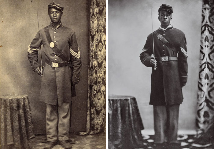 6 Side-By-Side Portraits Of Black Civil War Heroes And Their Direct Descendants 6 Side-By-Side Portraits Of Black Civil War Heroes And Their Direct Descendants