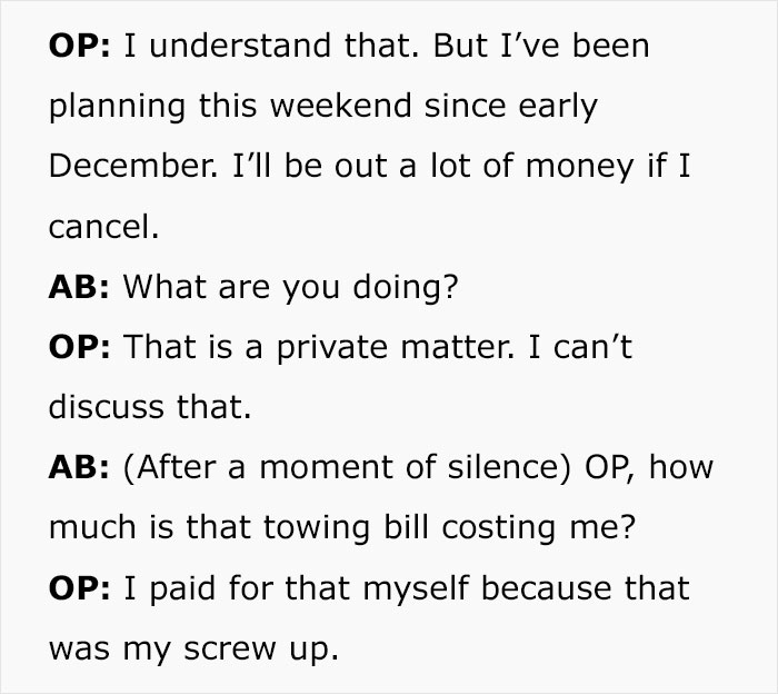 Boss Decided To Fire Good Employee Because They Refused To Come In On The Weekend Boss Decided To Fire Good Employee Because They Refused To Come In On The Weekend