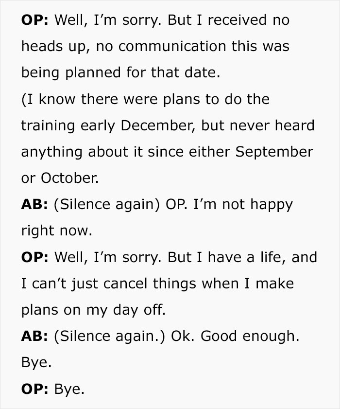 Boss Decided To Fire Good Employee Because They Refused To Come In On The Weekend Boss Decided To Fire Good Employee Because They Refused To Come In On The Weekend