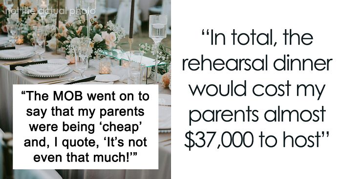Bride’s Parents Want $37,000 For Rehearsal Dinner, Are Shocked In-Laws Can’t Afford It