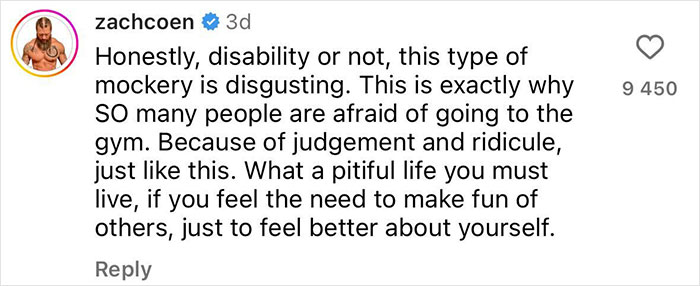 Online Fitness Community Joins Joey Swoll In Slamming Influencer For Mocking Disabled Student
