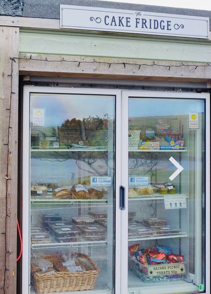 Scotland’s Honesty Cake Fridge Goes Viral, Has People Listing Other Similar Fridges Around The World