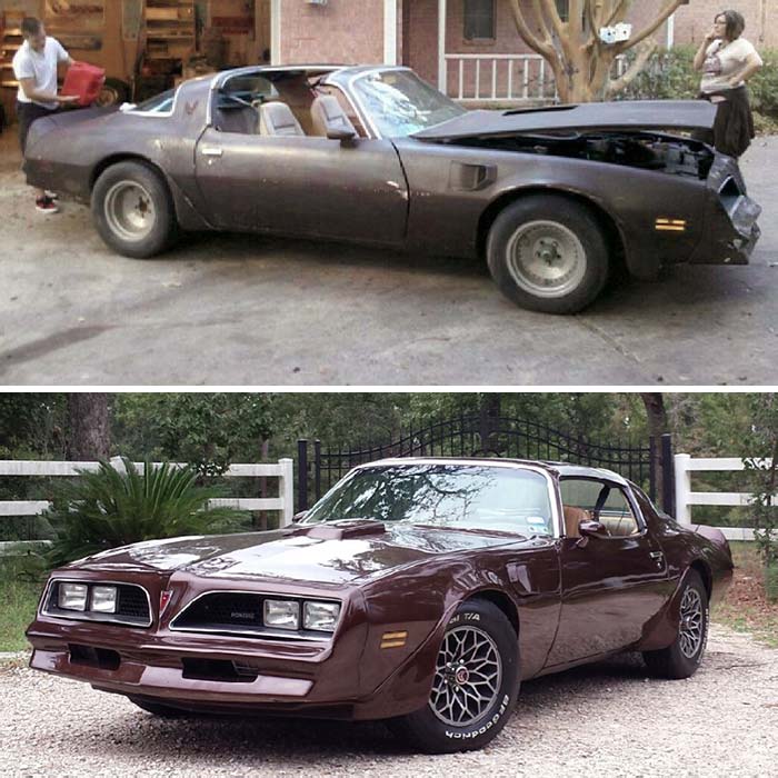 Before And After On My 1977 Pontiac Trans Am