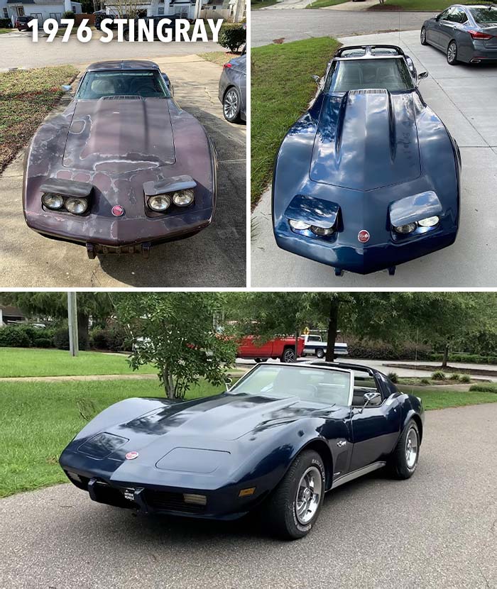 I Can’t Draw But I Consider This My Art. Restored A Classic Stingray In My Garage