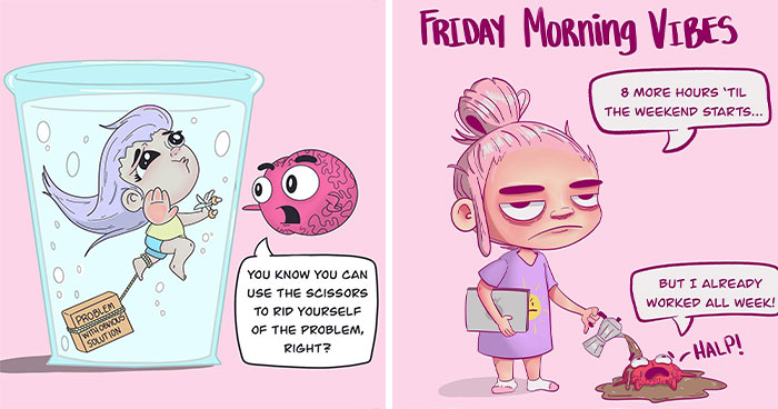 Funny Situations About Everyday Life Illustrated In 30 Comics By This Artist