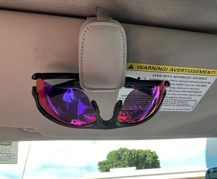  Yuoyar Sunglasses Holders For Those 'Oh Crap, Where Are My Sunglasses?' Moments. No More Driving Blinded!