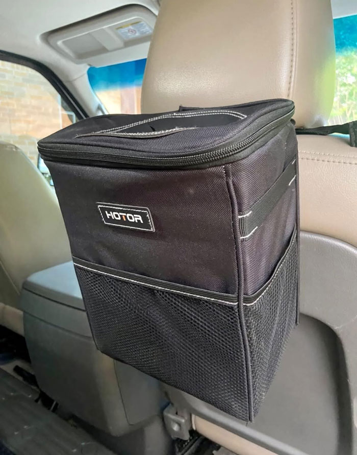 A Versatile Hotor Car Trash Can That'll Also Store Your Accessories And, Surprisingly, Also Doubles As A Cooler