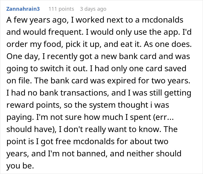 Guy Enjoys $1.50 McDonald’s Breakfast Sandwiches For Months, Comes To Find He’s Been Banned Guy Enjoys $1.50 McDonald’s Breakfast Sandwiches For Months, Comes To Find He’s Been Banned