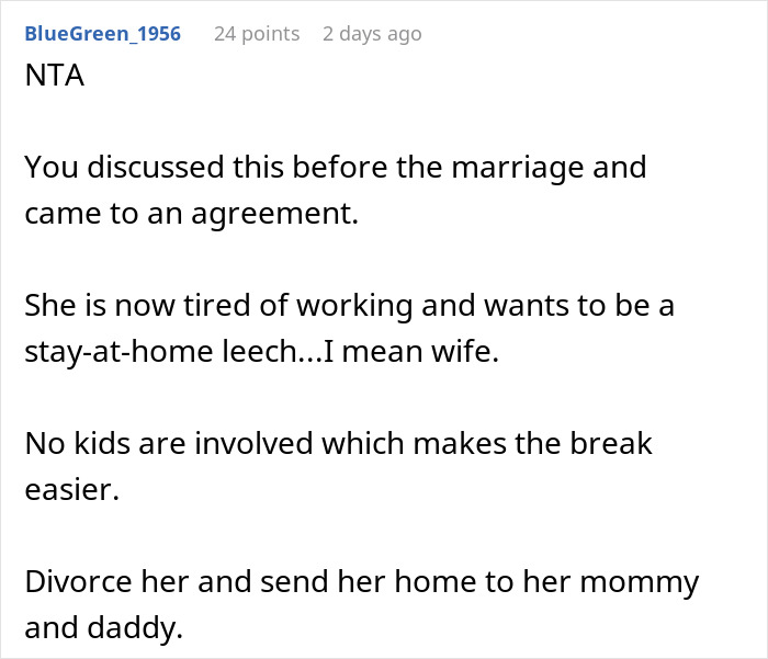 Wife Insists On Becoming A Housewife, Is Shocked Husband Wants Divorce Wife Insists On Becoming A Housewife, Is Shocked Husband Wants Divorce