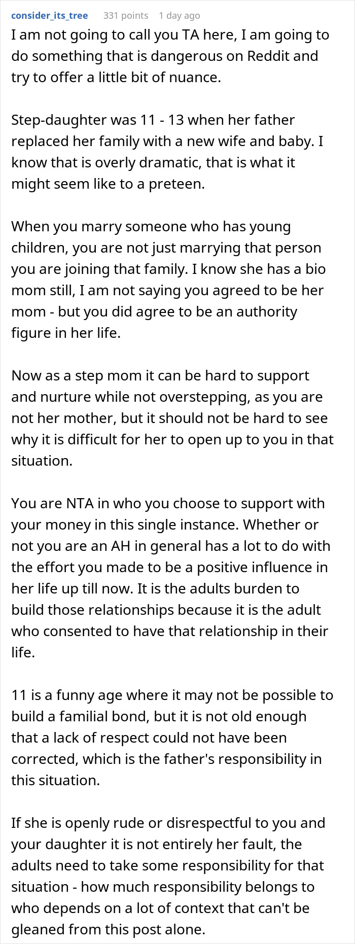 Teen Treats Her Stepmom With Hostility, Is Surprised When She Refuses To Cover Her College Tuition Teen Treats Her Stepmom With Hostility, Is Surprised When She Refuses To Cover Her College Tuition
