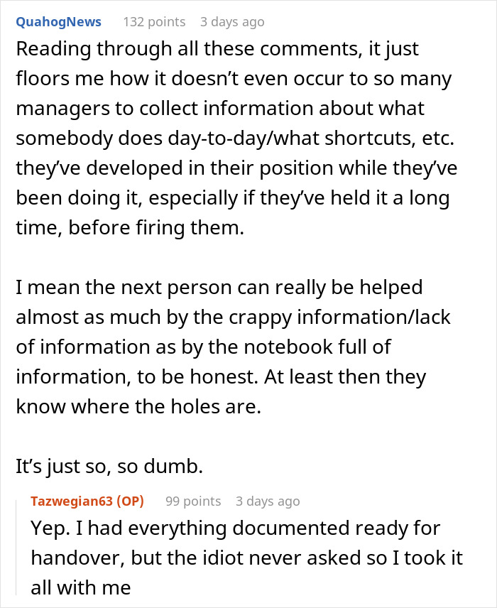 "His Face Goes Pale": New Boss Doesn't Realize The Employee They Fired Will Get $200k "His Face Goes Pale": New Boss Doesn't Realize The Employee They Fired Will Get $200k