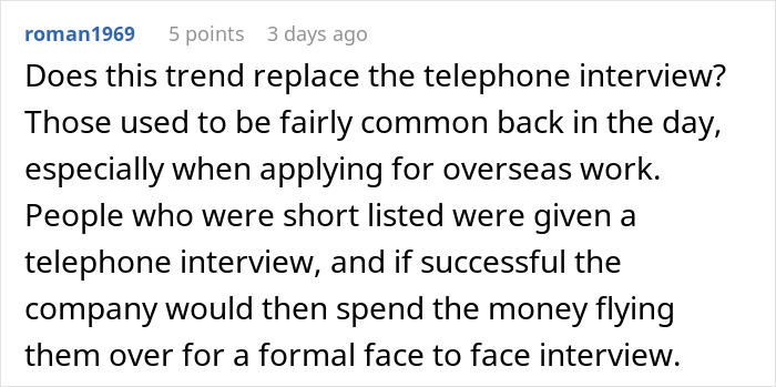 “It’s A Red Flag”: Job Applicant Strikes Back Against One-Way Interview Process “It’s A Red Flag”: Job Applicant Strikes Back Against One-Way Interview Process