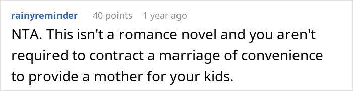 Woman Gets Rejected By Widower, Calls Him A Horrible Dad