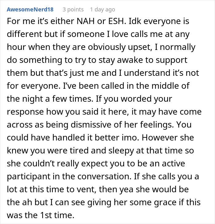 Woman Gets Upset When Her Boyfriend Can’t Stay Up At 3AM To Console Her Woman Gets Upset When Her Boyfriend Can’t Stay Up At 3AM To Console Her