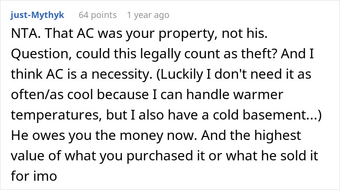 Husband Sees Wife's New AC, Says He Deserves A Trip With His Buddies If She Has That Kind Of Money