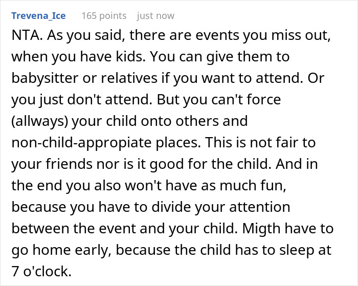 "[Am I The Jerk] For Telling My Friend She Can’t Come If She Brings Her Kid"