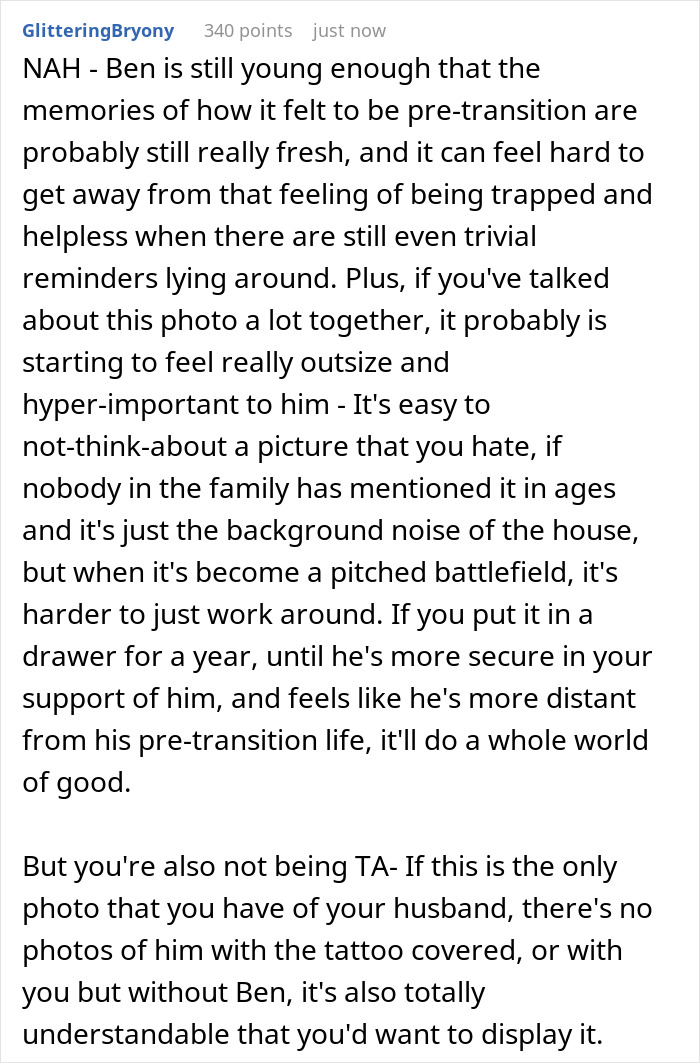Mom Agrees To Hide All Photos Of Her Son Pre-Transition Except For One, Gets Called Cruel Mom Agrees To Hide All Photos Of Her Son Pre-Transition Except For One, Gets Called Cruel