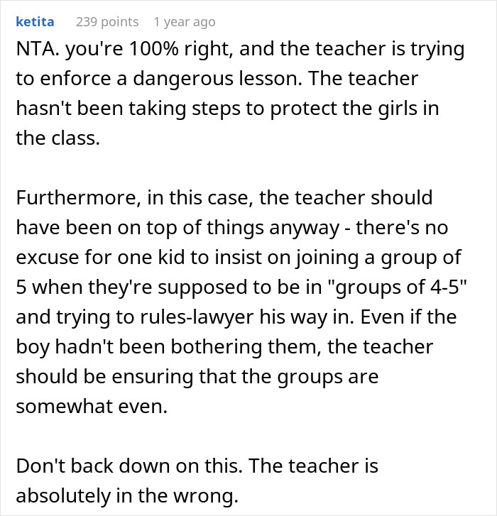 Pupil Keeps Harassing Female Classmates, Teacher Pays No Heed, Mom Shuts It Down With Other Parents Pupil Keeps Harassing Female Classmates, Teacher Pays No Heed, Mom Shuts It Down With Other Parents