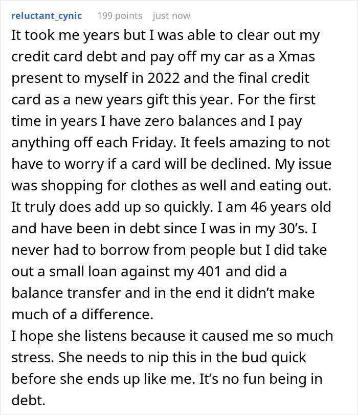 Parent Makes Daughter Face $3,000 Credit Debt Consequences After She Goes On Spending Spree Parent Makes Daughter Face $3,000 Credit Debt Consequences After She Goes On Spending Spree