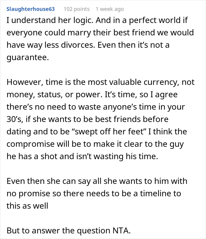 Guy Laughs At 30 Y.O. Woman’s Unrealistic Expectation Of Rejected Guys Winning Her Heart Over Slowly Guy Laughs At 30 Y.O. Woman’s Unrealistic Expectation Of Rejected Guys Winning Her Heart Over Slowly