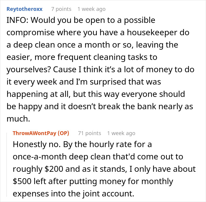 Guy Won't Pay For Housekeeping Service After Wife Gets Laid Off At Her Job, Drama Ensues Guy Won't Pay For Housekeeping Service After Wife Gets Laid Off At Her Job, Drama Ensues